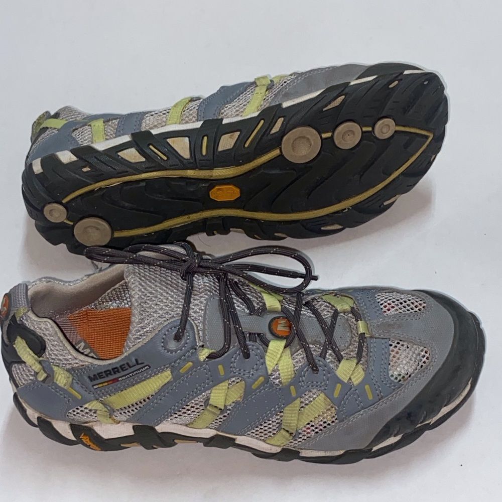 Merrell Continuum Orange and Gray Shoes Size 7.5